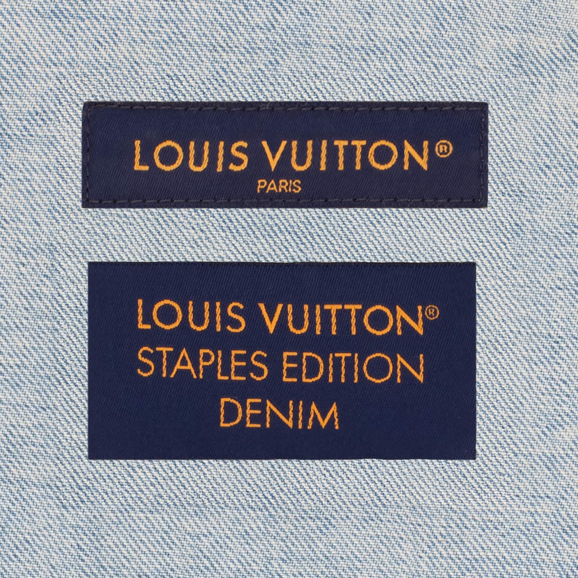 Louis Vuitton 半袖デニムシャツ Mサイズ 2222398630012.jpg